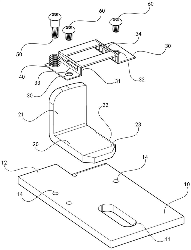 An adjustable plug-in pendant structure equipped with springs