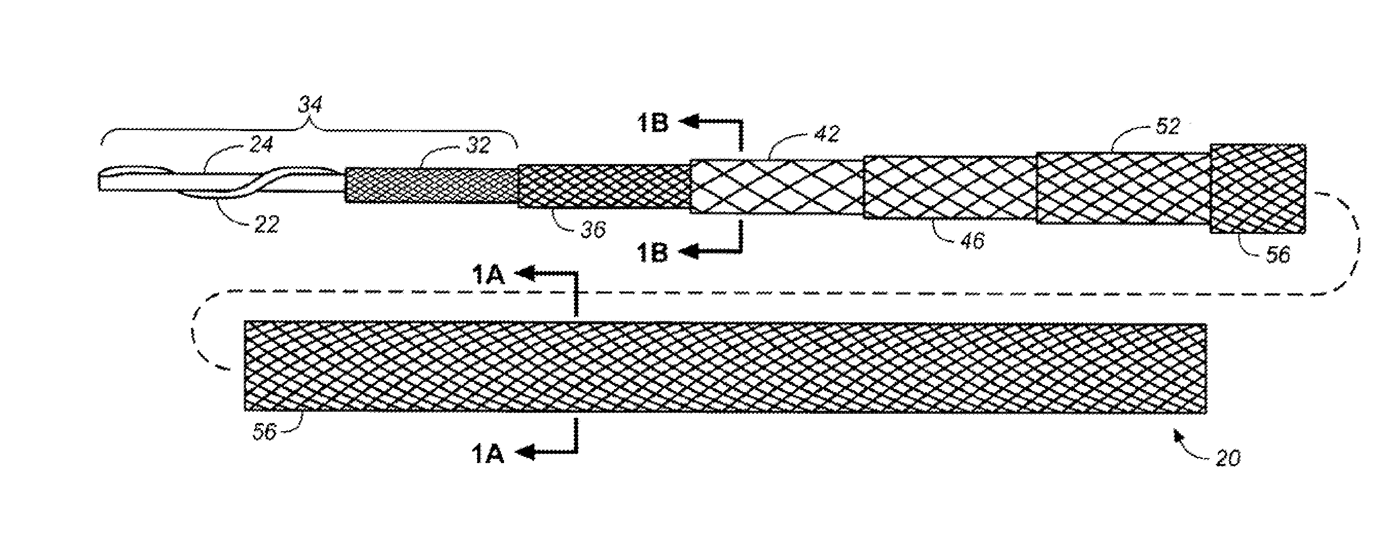 Headline sonar cable