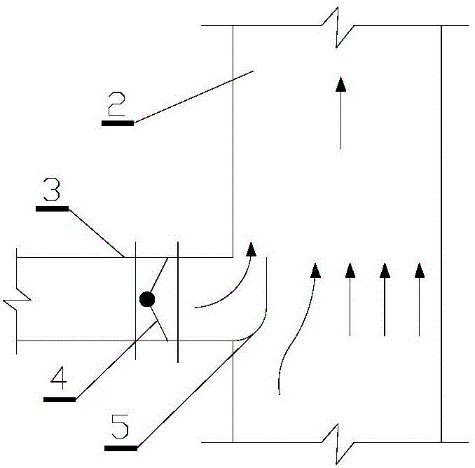 Even exhaust system device for smoke shaft of kitchen of high-rise residence and exhaust method