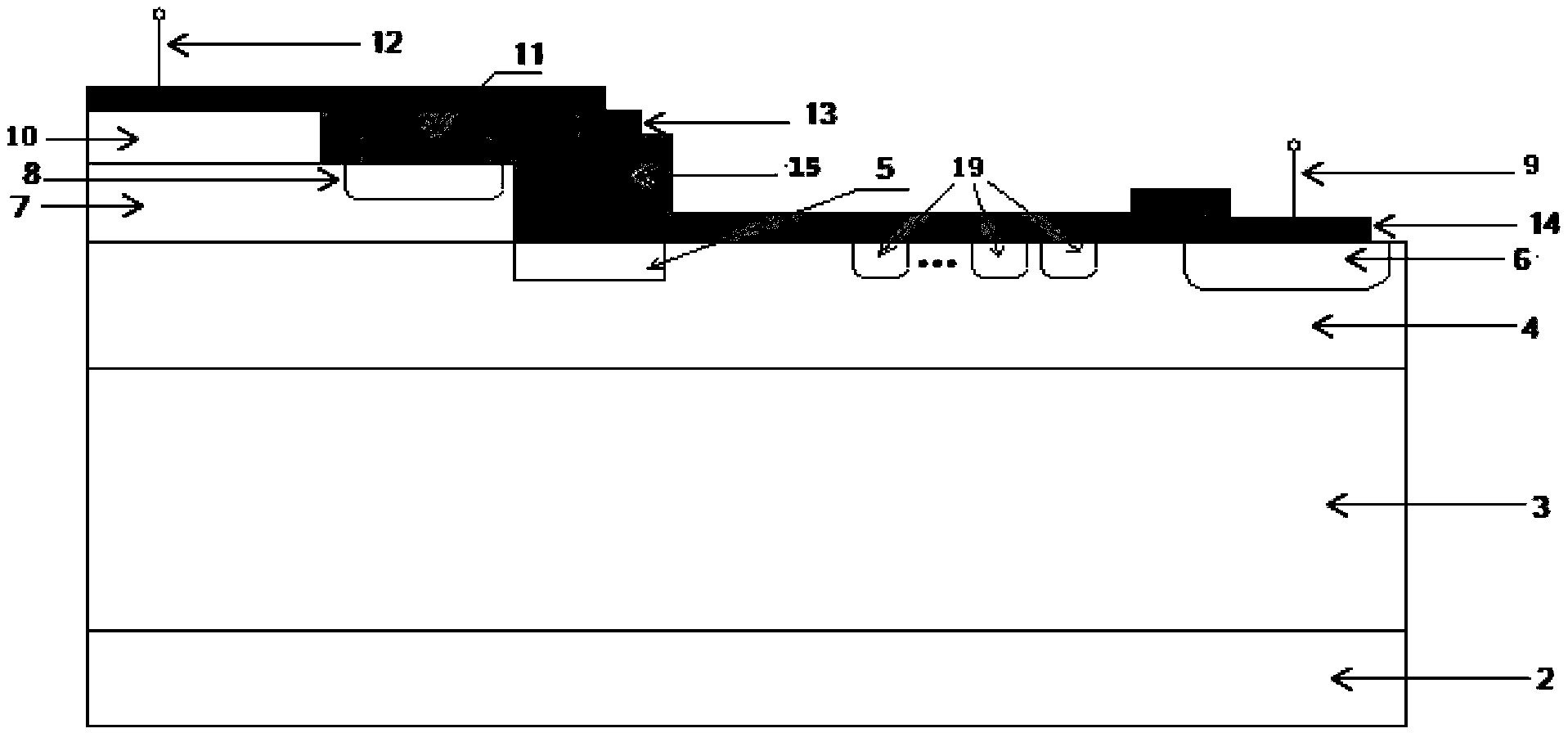 Lateral bipolar transistor with composite structure