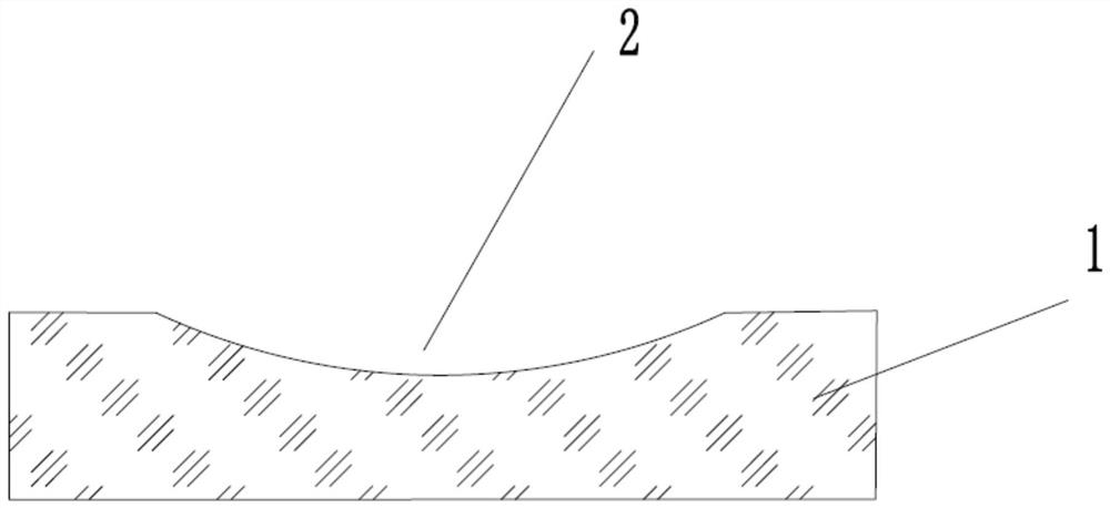 A flat piezoelectric layer structure and manufacturing process of a bulk acoustic wave resonator