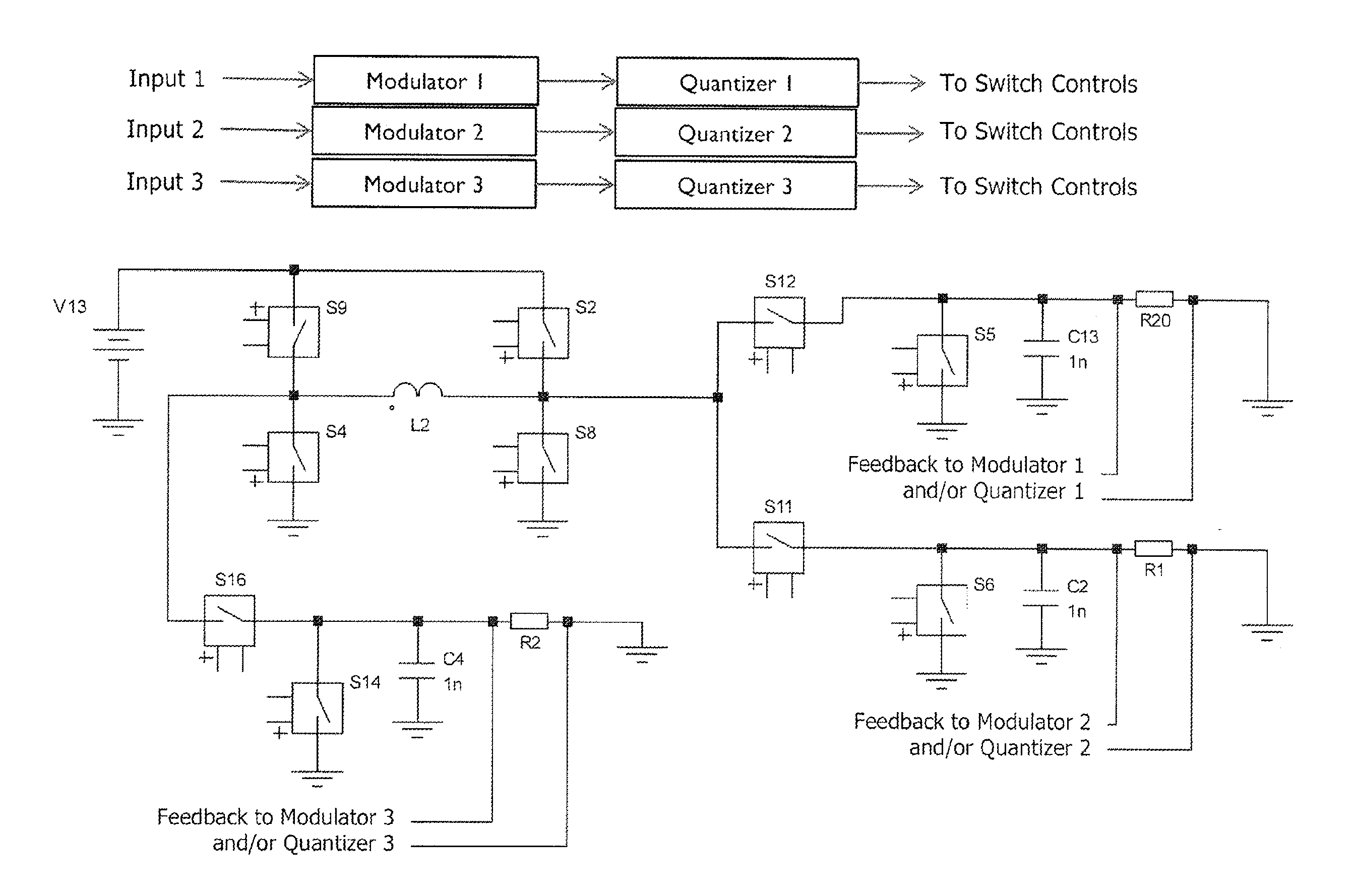 Resource pooling amplifier