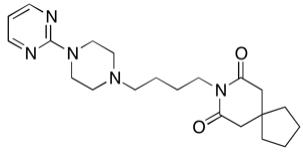 Method for detecting buspirone and metabolites thereof through LC_MS_MS