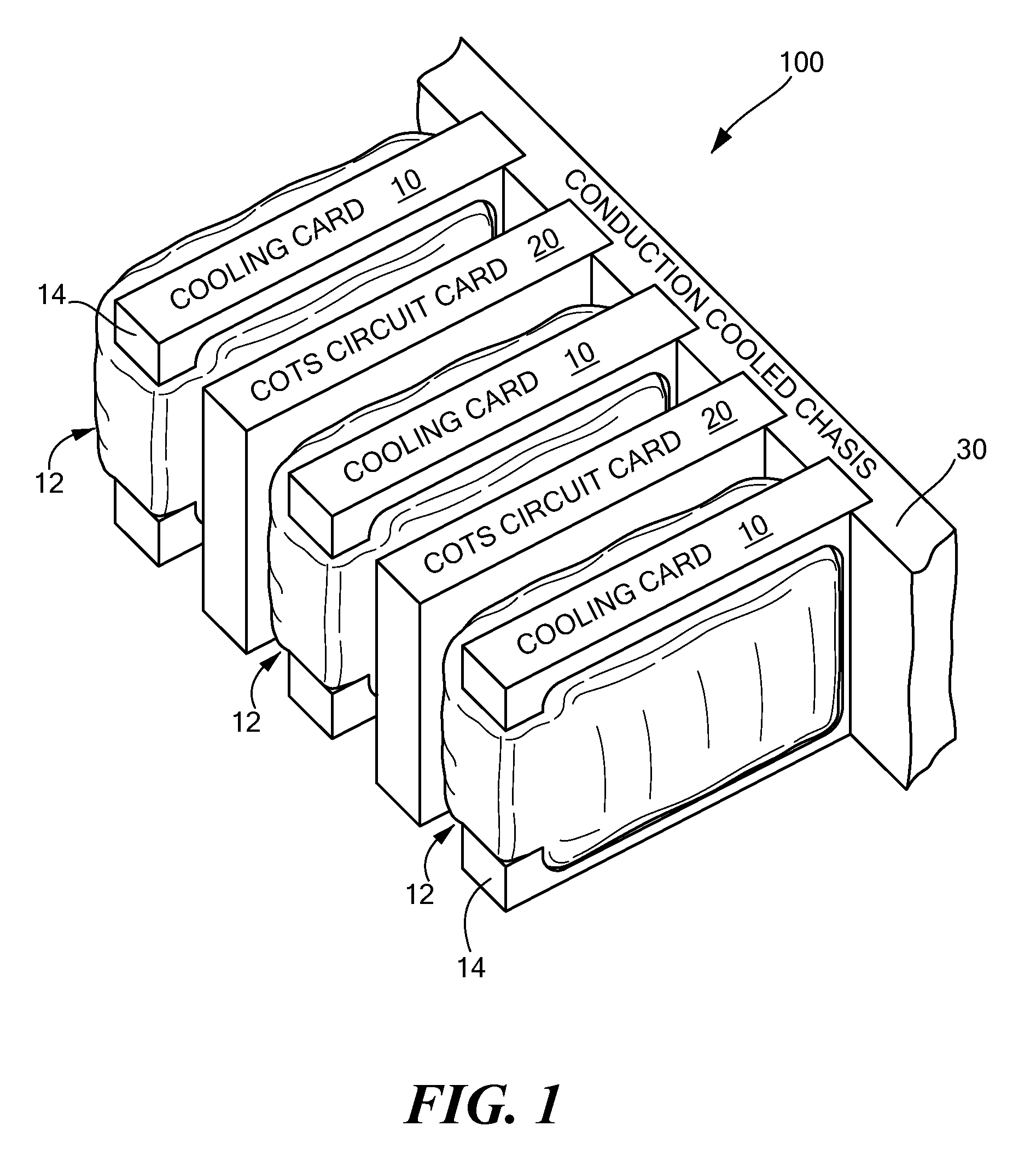 Passive conductive cooling module