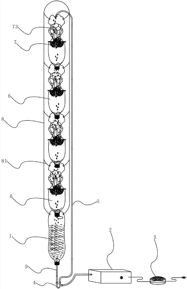 Environment-friendly automatic three-dimensional water culturing device