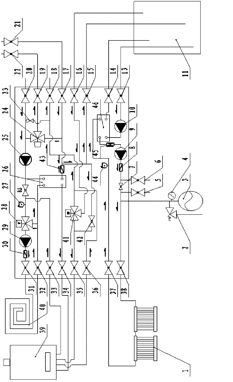 Integrated pipeline control module for solar water heating systems