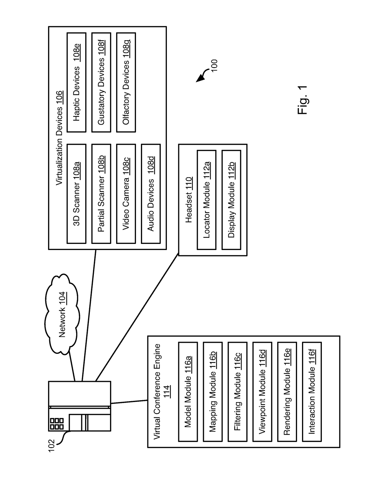 Virtual conference room