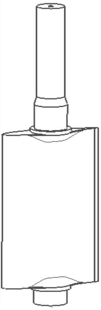 Manufacturing method for through-flow turbine continuous variable cross-section movable guide vanes through electroslag smelting casting