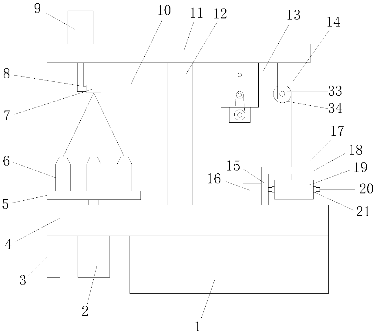 Convenient-twist-adjustment yarn stranding device