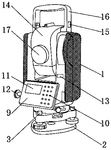 Diesel engine monitor with temperature measuring function