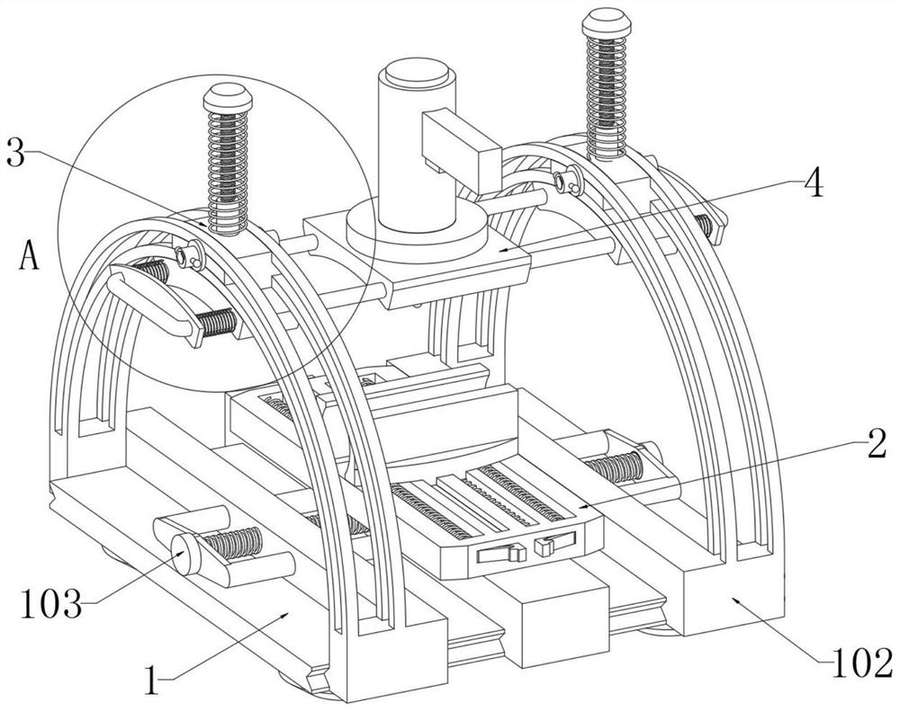 Medical orthopedics department perforating machine convenient to operate