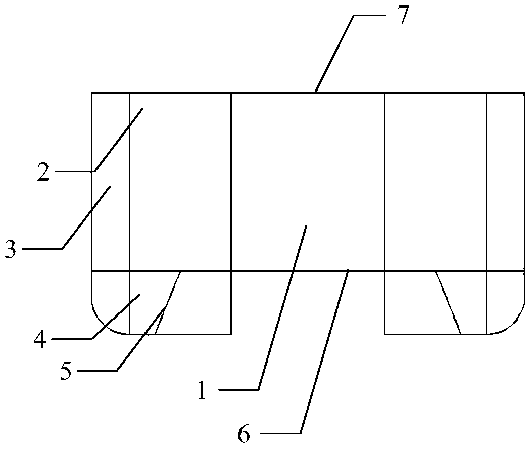 A downflow data center cooling system