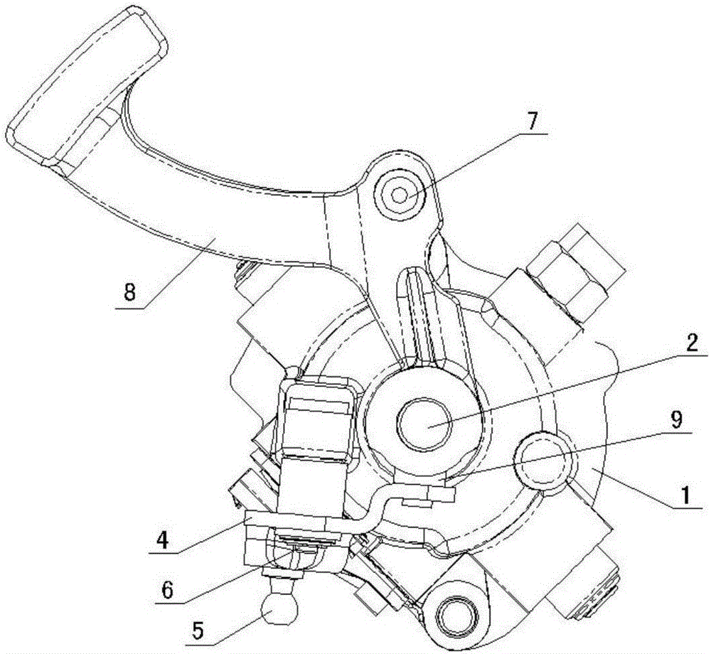 Gear selecting and shifting switching mechanism of manual transmission and application of gear selecting and shifting switching mechanism in gear selecting and shifting detection