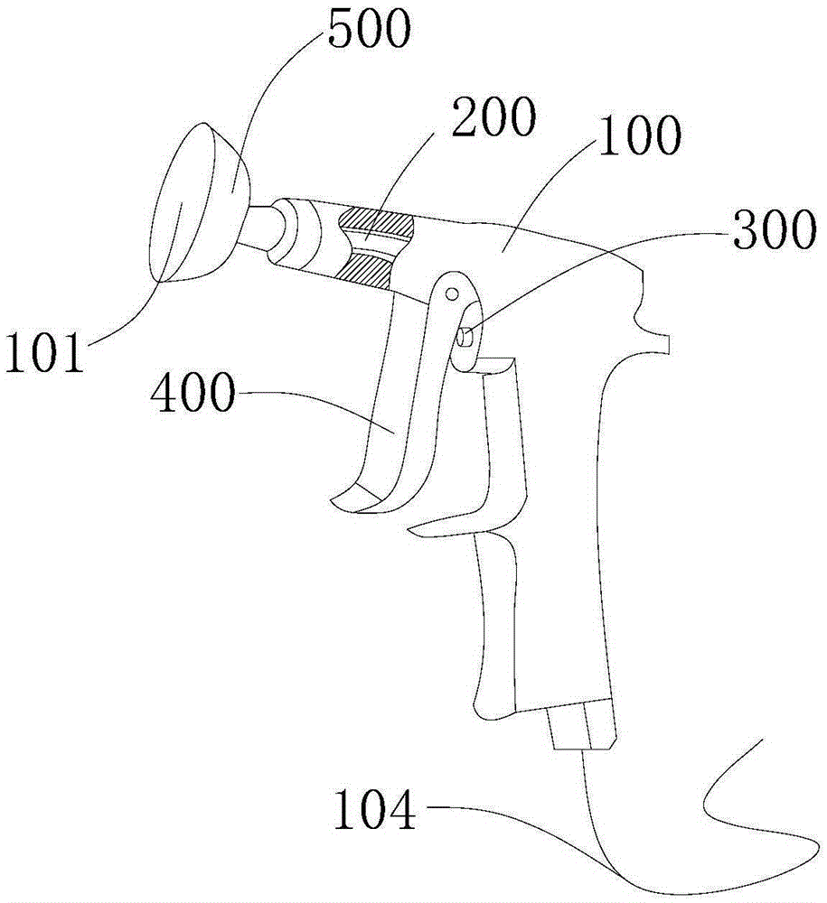 Novel gas-blowing gun