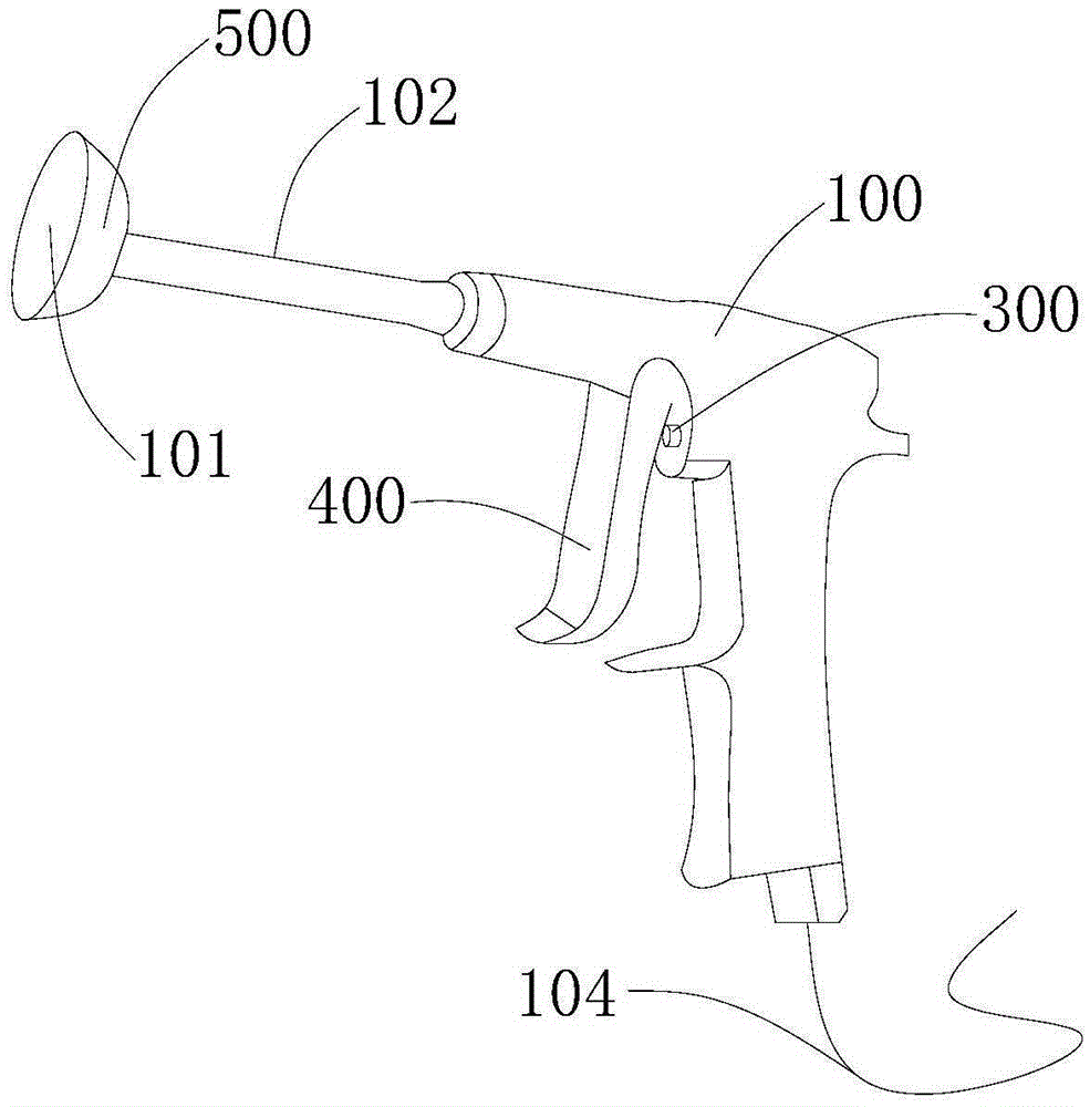 Novel gas-blowing gun