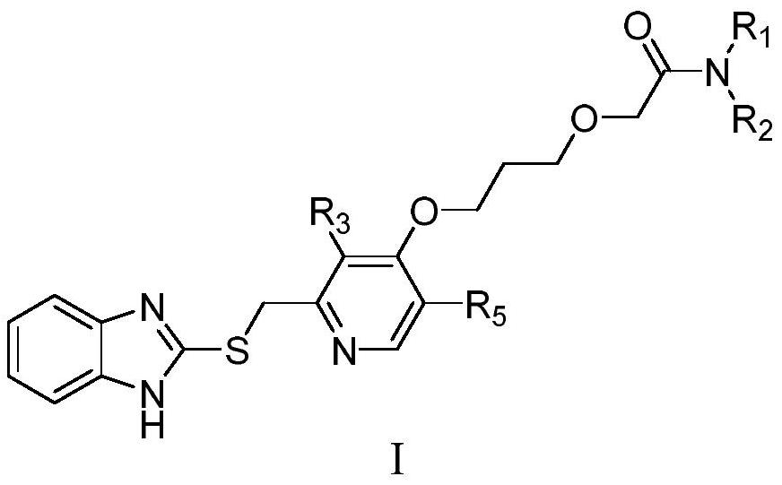 Amide-containing benzimidazole compounds and applications thereof