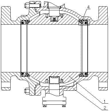 Carbon graphite valve seat component and processing method thereof