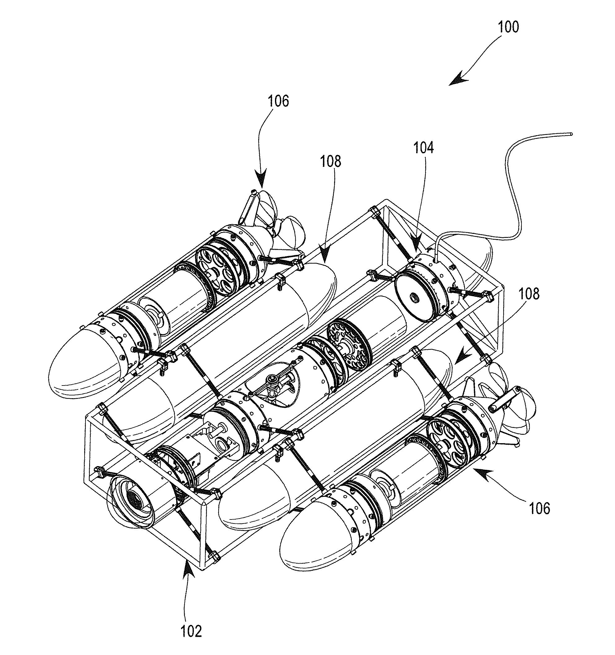 Modular rapid development system for building underwater robots and robotic vehicles