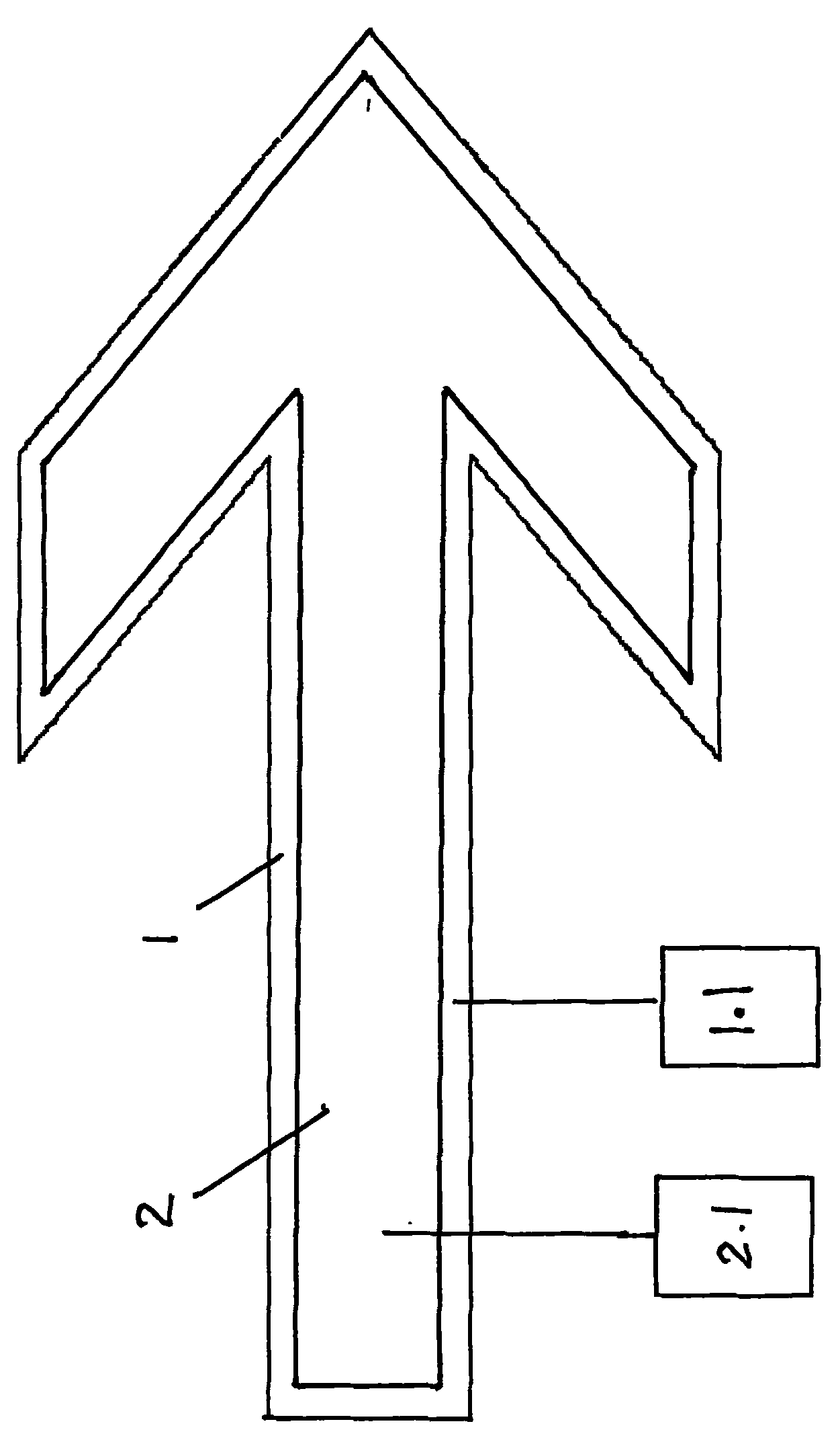 Traffic light with time indicator