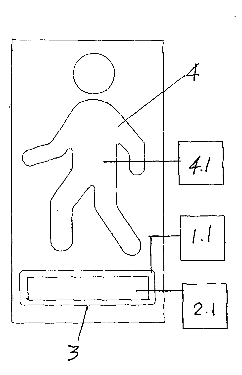 Traffic light with time indicator