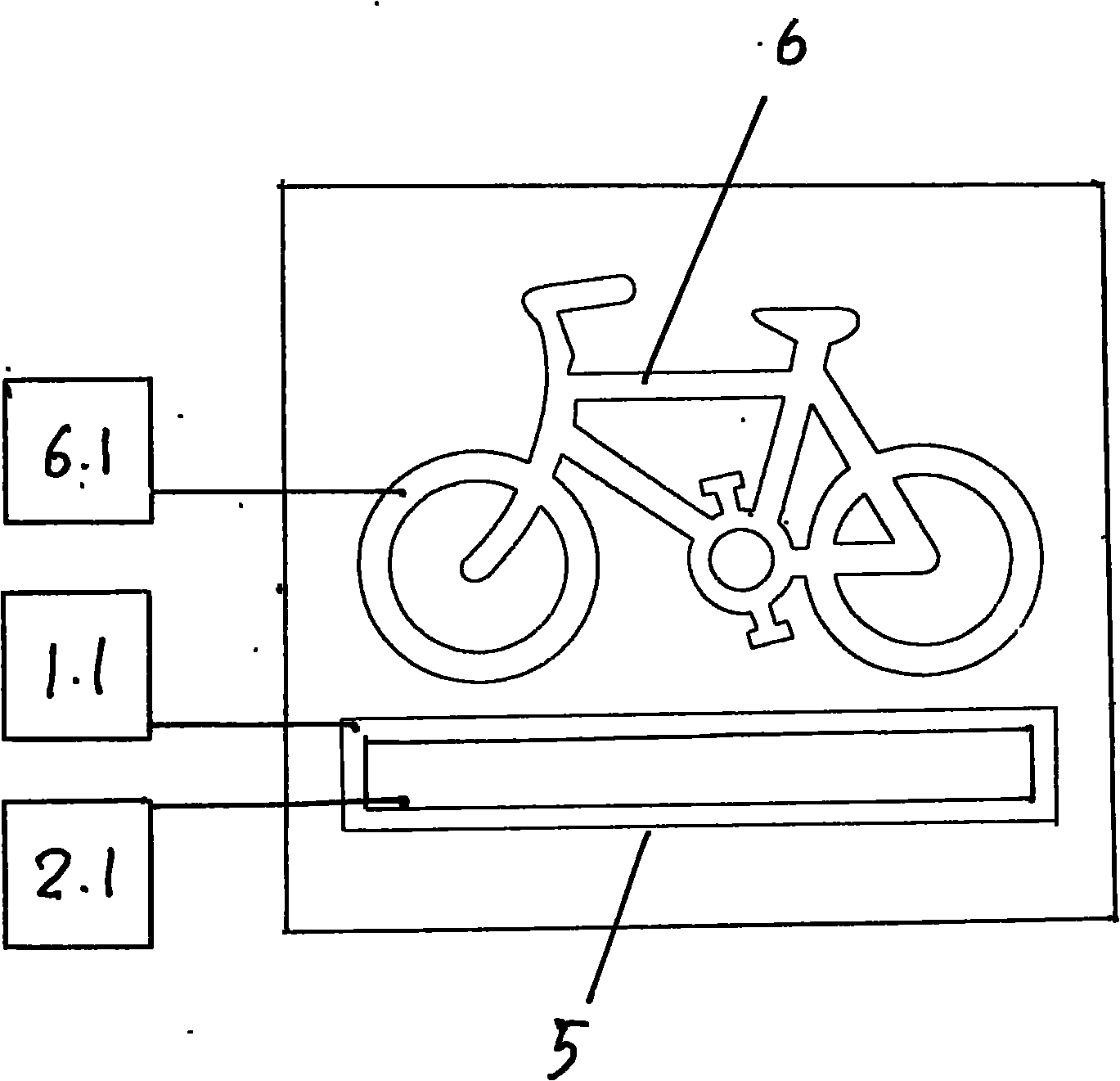 Traffic light with time indicator