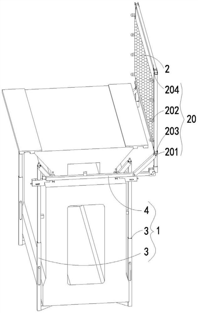 Rail transit beam high-place operation safety protection device