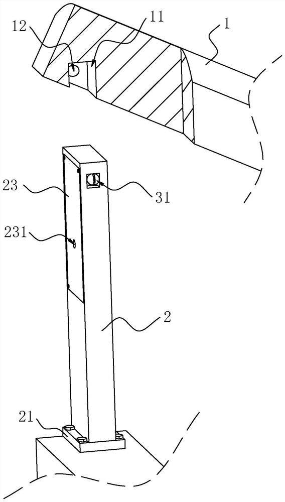 A handrail for stairs that is easy to assemble and disassemble