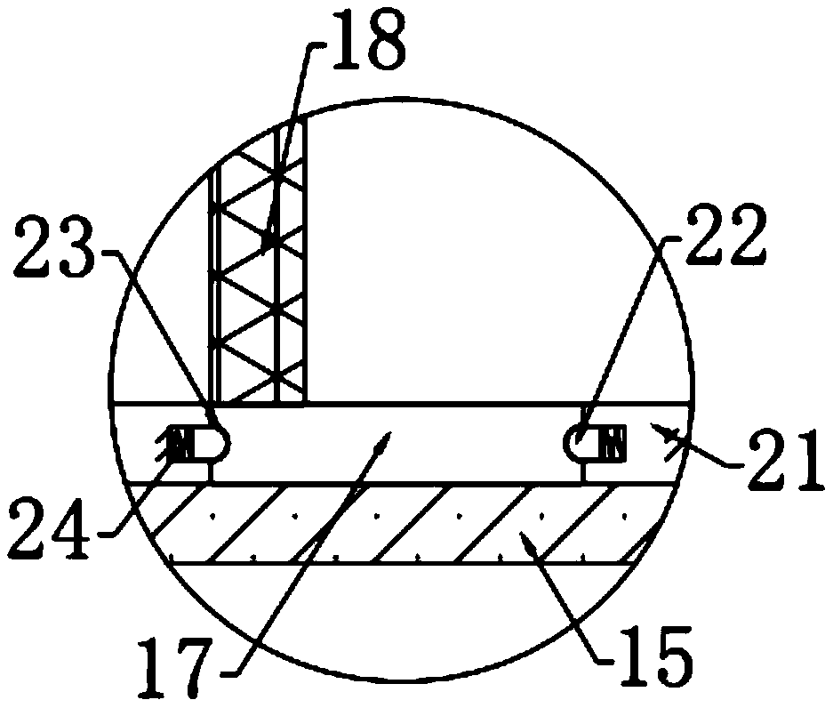 Device for cleaning sediments in machine tool water tank