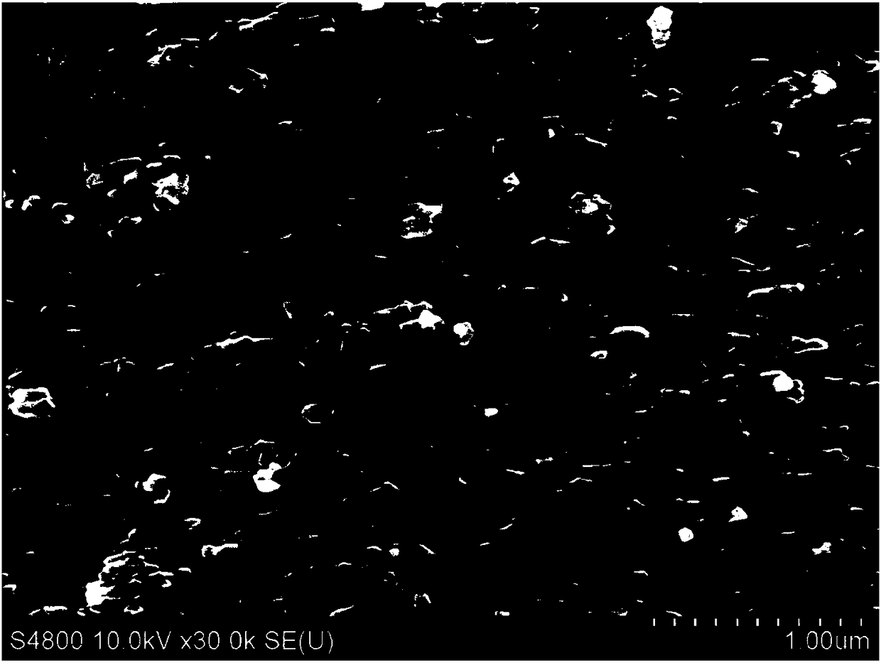 Nanocrystalline complex phase neodymium iron boron permanent magnet texturing enhancement preparation method