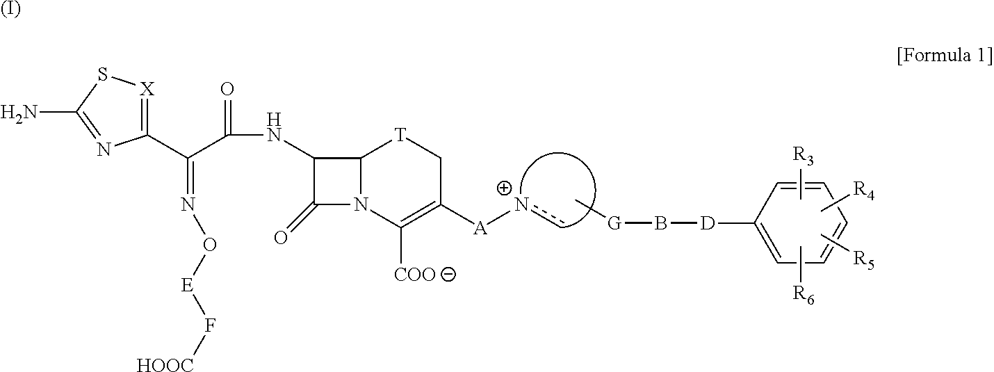 Cephalosporin having catechol group