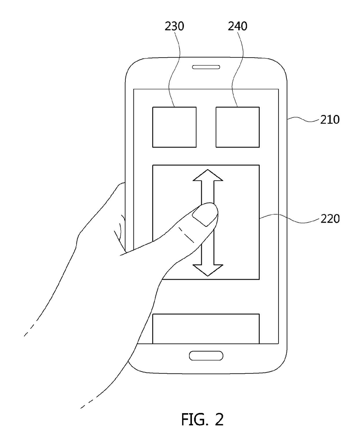 Interest information analysis method using scroll pattern and apparatus using the same