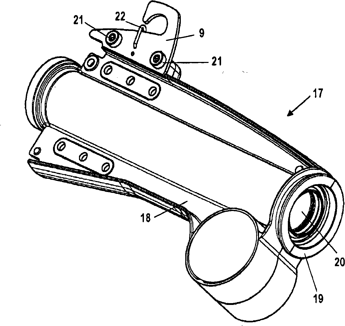 Hook and support assembly