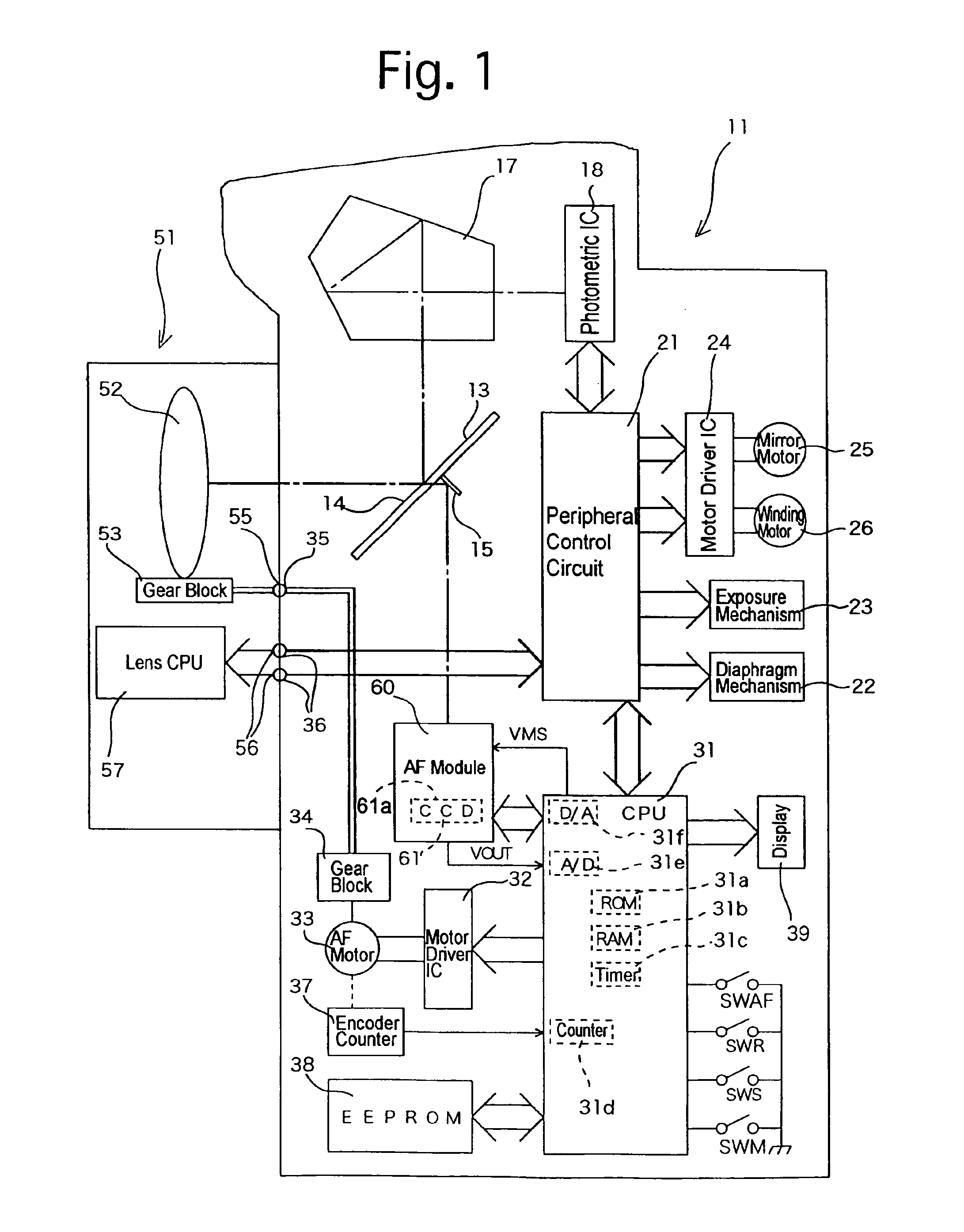 Focus detection device