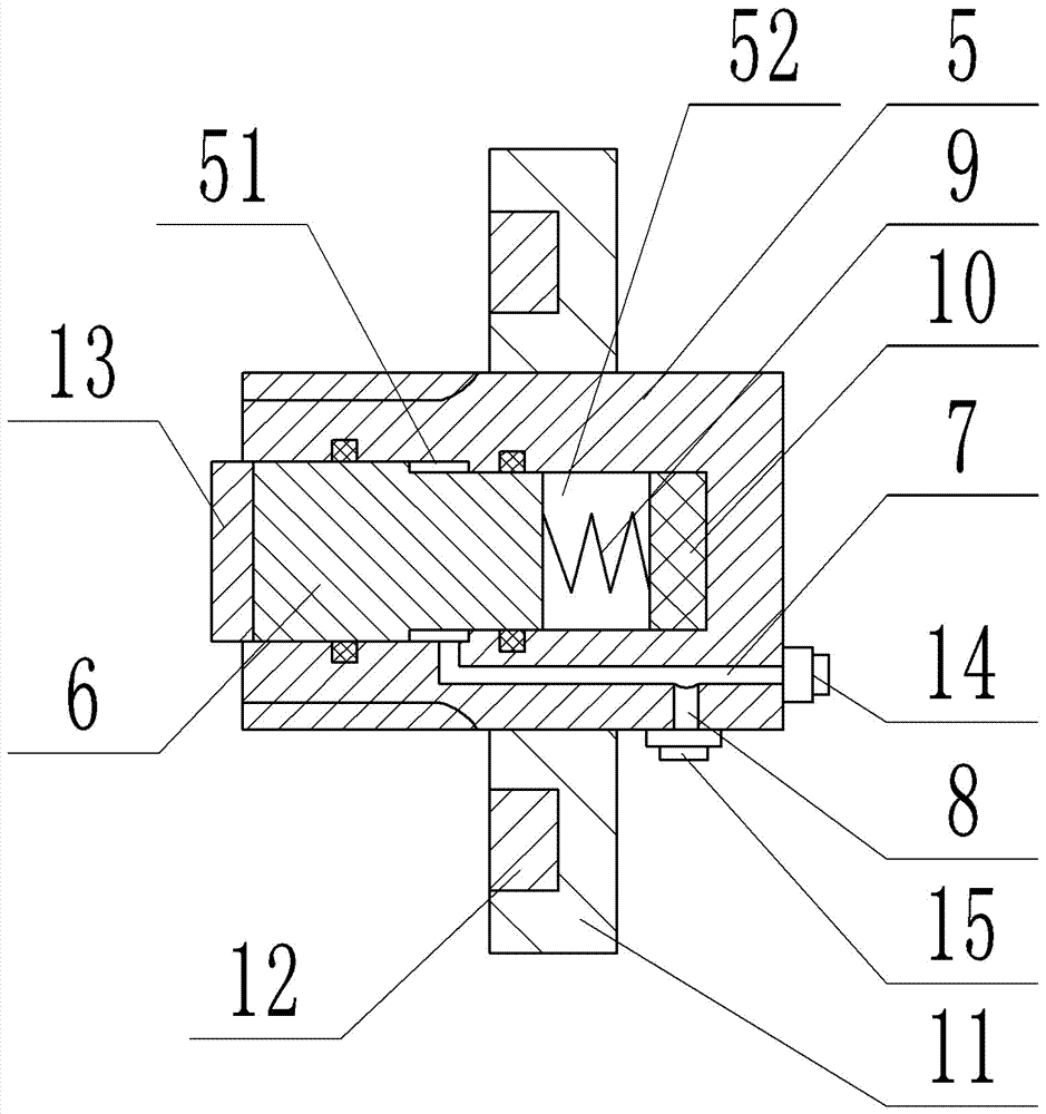 Camshaft axial limit structure