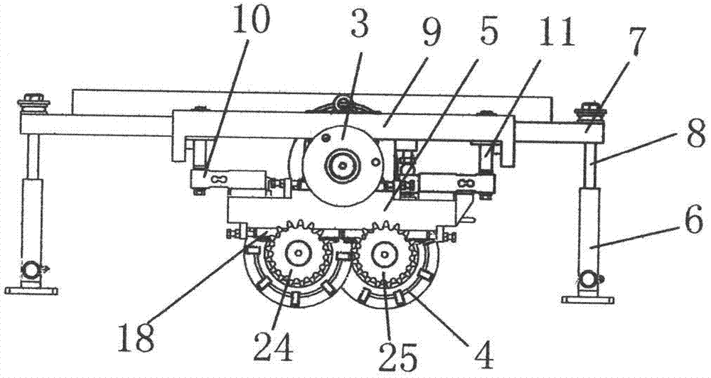 Portable dynamic wheel type calibrator for roller opposite force type automobile brake inspection bench