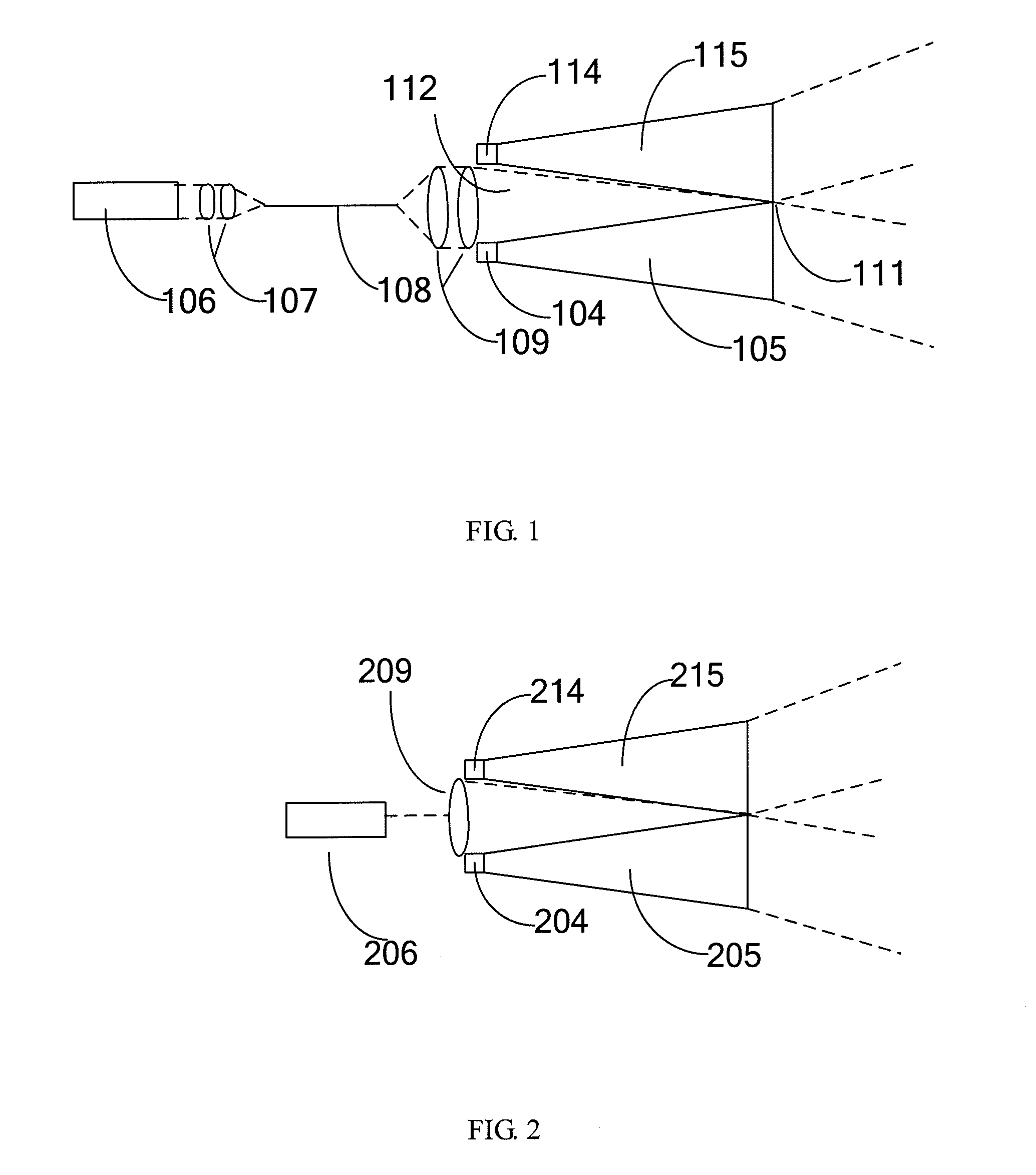 Light source for projection system and projection display apparatus