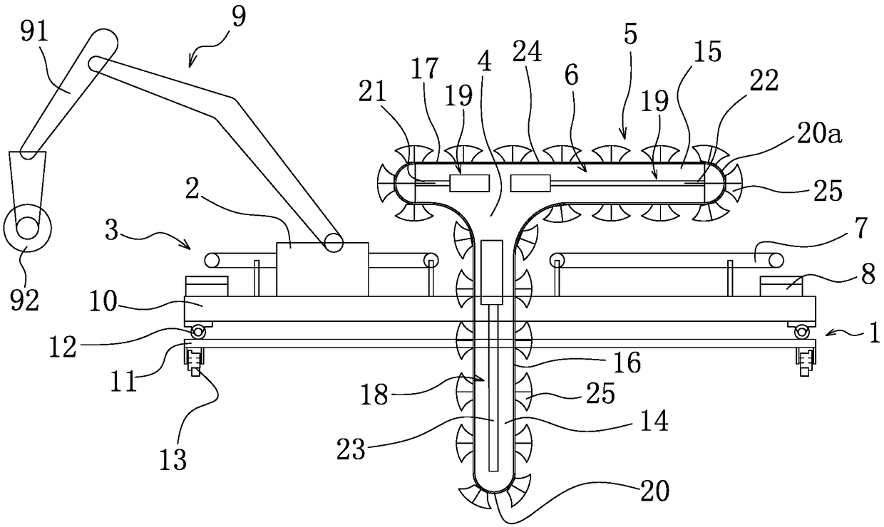 Chain Depth Adjustable Excavator System