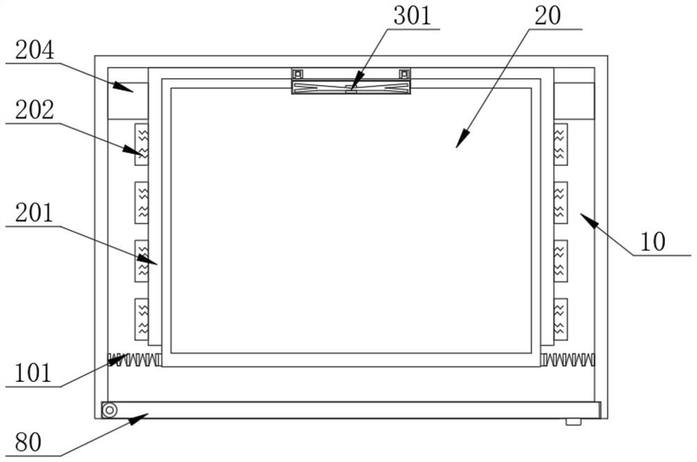 Double-layer optical cable cross connecting cabinet with heat insulation function