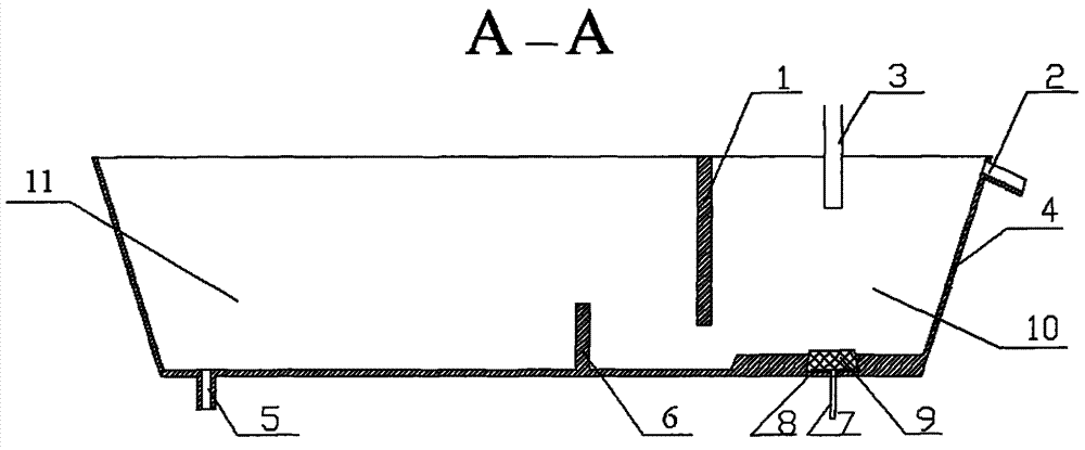 Continuous casting tundish for improving cleanliness of molten steel