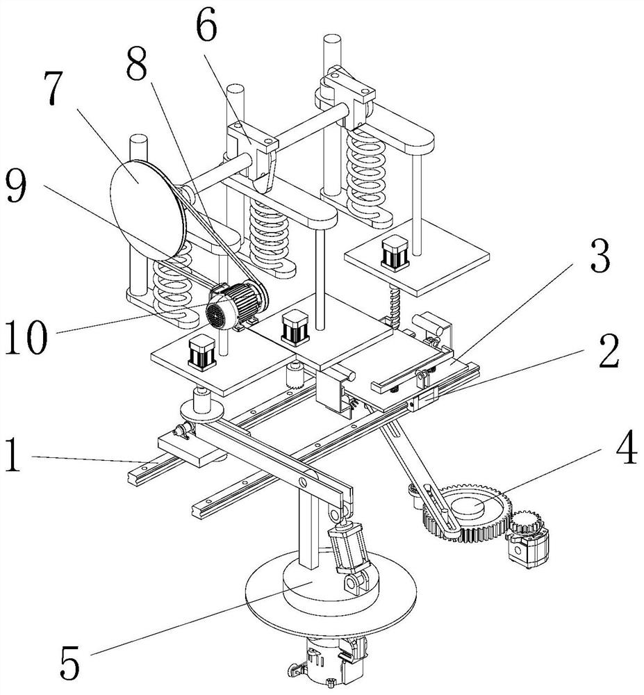 Processing mechanism of integrated circuit board