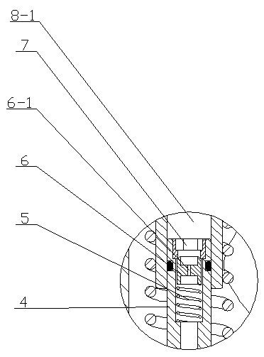 Slide damping type water hydraulic overflow valve for high-pressure and high-flow systems