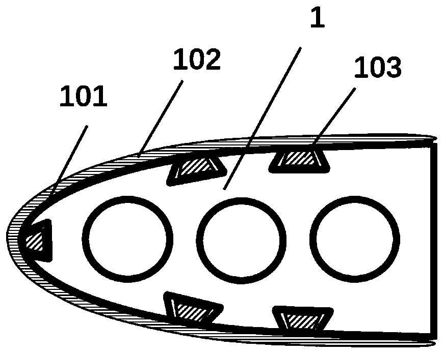 Trailing edge variable camber wing driven by piezoelectric fiber materials