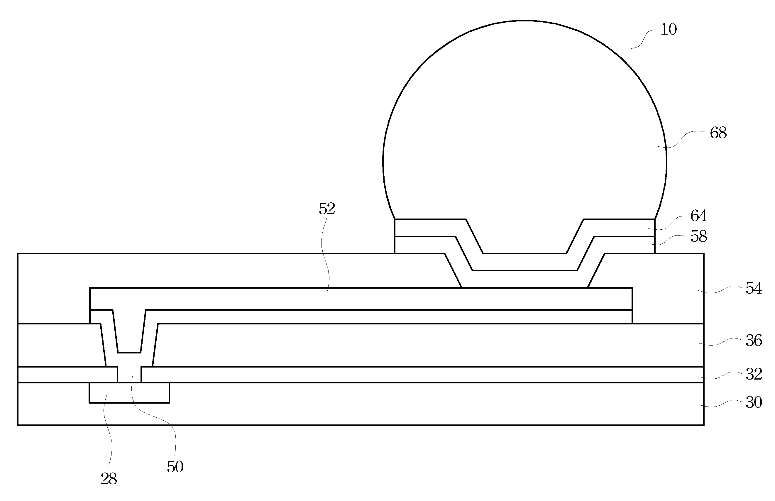 Back End Integrated WLCSP Structure without Aluminum Pads