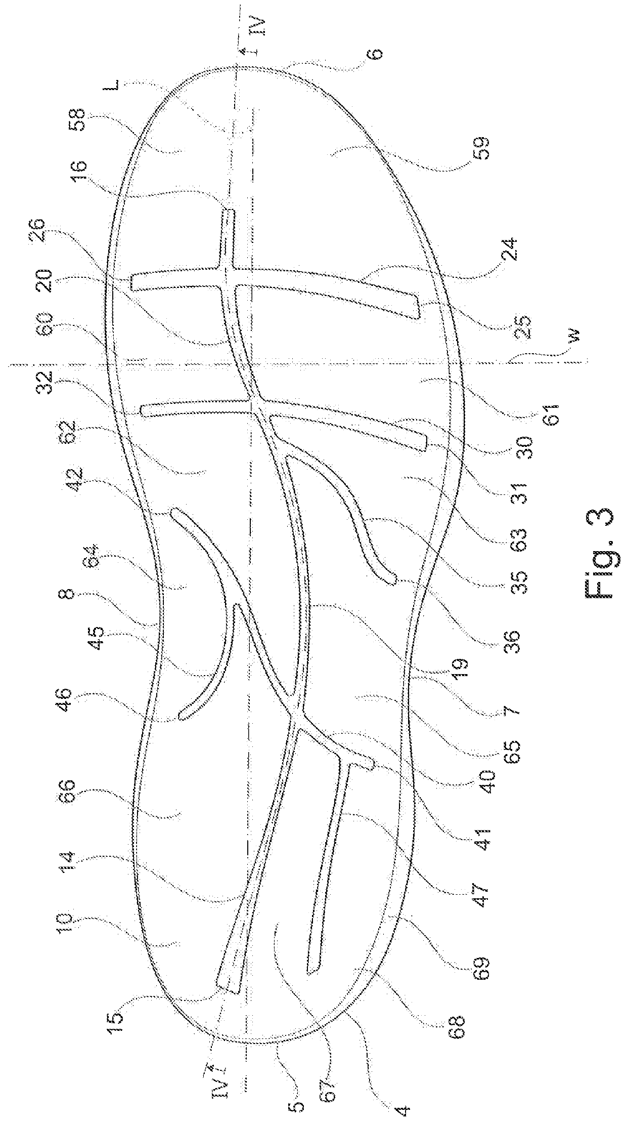 Footwear with improved sole assembly