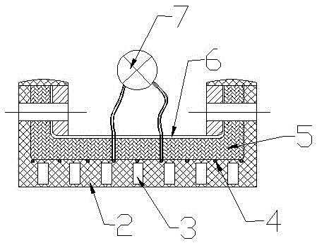 Rubber short tube with alarm device