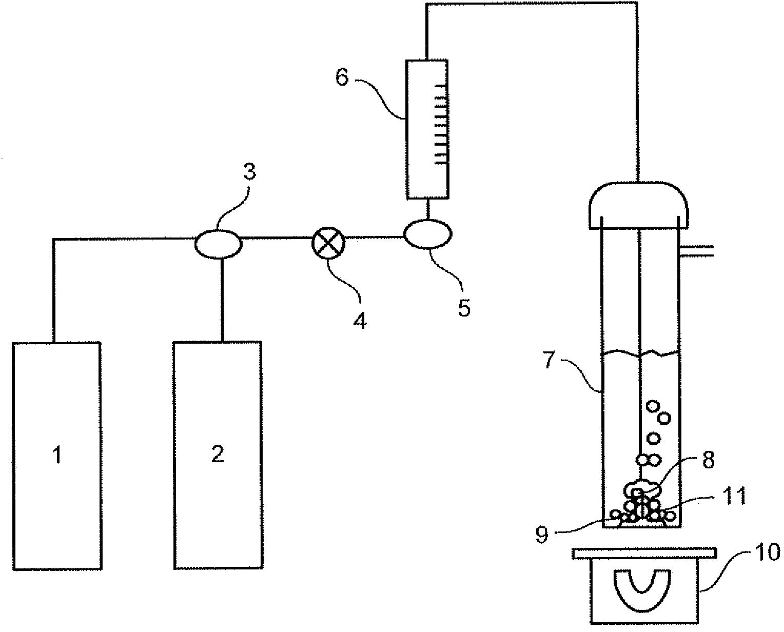 Conversion of gaseous carbon dioxide into aqueous alkaline and/or alkaline earth bicarbonate solutions