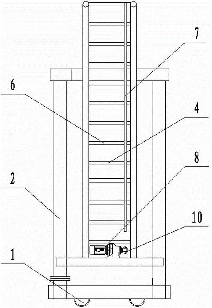 Device for paving tunnel waterproof boards