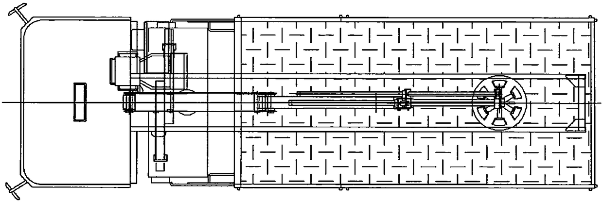 Hydraulic control system of dump truck with truck-mounted gripper