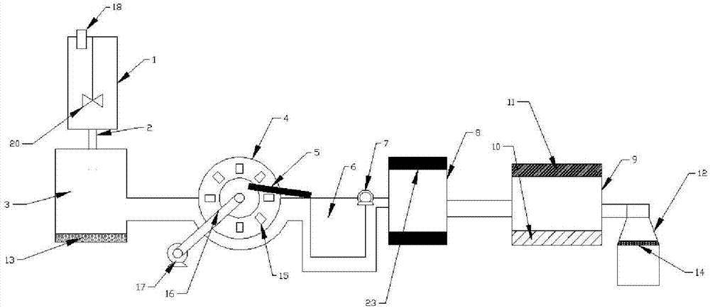 Sewage processing network by taking laser processing apparatus as node