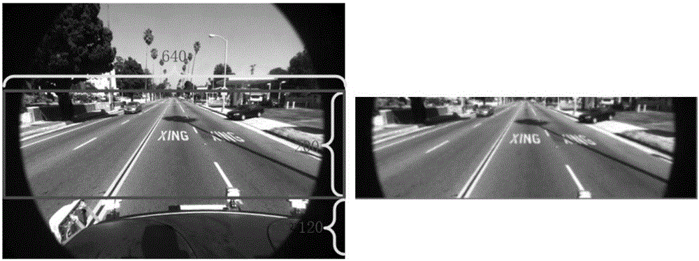 Lane line detection method under complex road condition scene